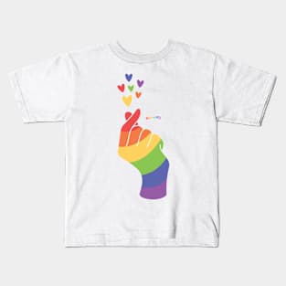 Pride Snap LGBTQ Kids T-Shirt